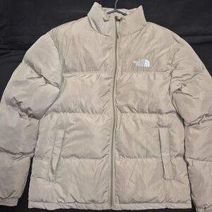 The North Face Beige Puffer Jacket